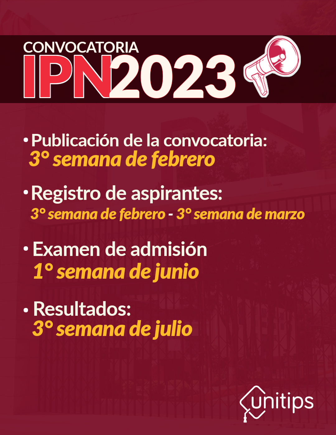 Calendario 2022 A 2023 Ipn Convocatoria 2022 Tax - IMAGESEE